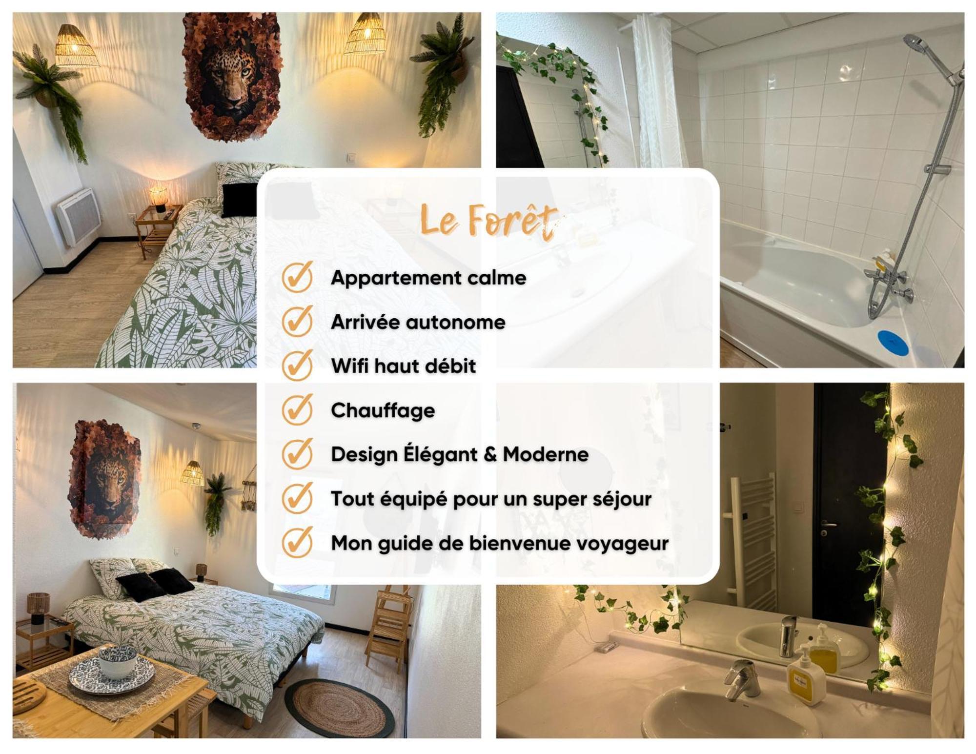 Appartement Jungle - Vue - Clim - Wifi Lourdes